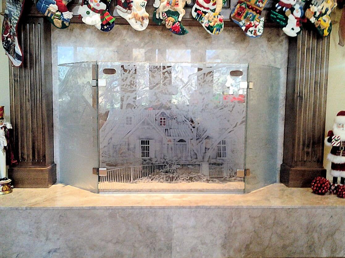 Custom Etched Mirrors Austin Texas Fashion Glass & Mirror
